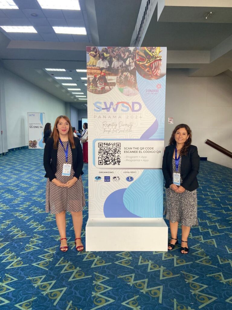 Trabajo Social en un evento en Panama